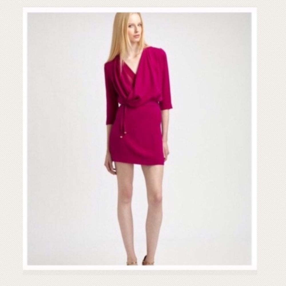 Diane von Furstenberg Rachel Lily Silk Crepe dress